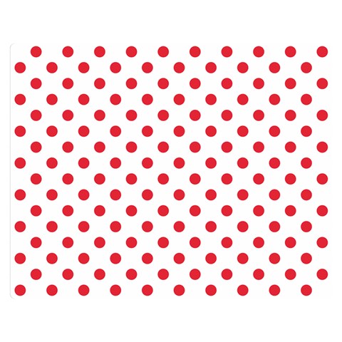 Polka Dots 60 x50  Blanket Back