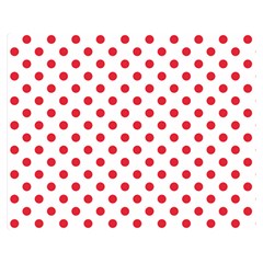 Polka Dots 60 x50  Blanket Back