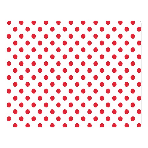 Polka Dots 80 x60  Blanket Front