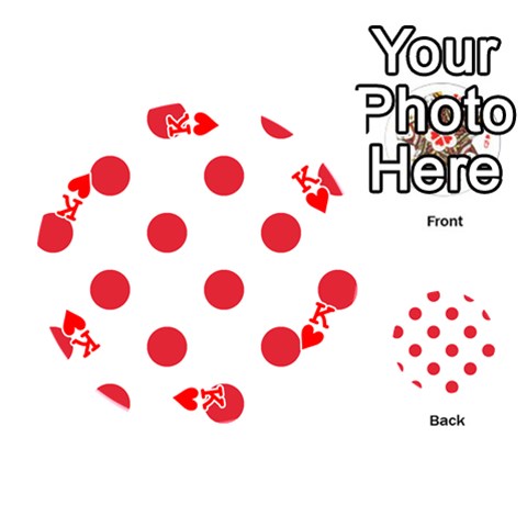 King Polka Dots Front - HeartK