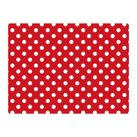 Polka Dots 35 x27  Blanket Front