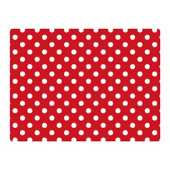 Polka Dots 35 x27  Blanket Back