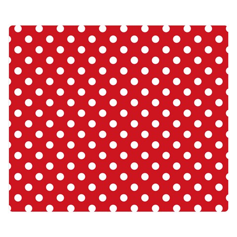 Polka Dots 50 x40  Blanket Front
