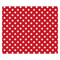 Polka Dots 50 x40  Blanket Back