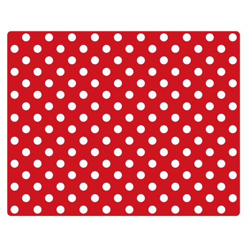 Polka Dots 60 x50  Blanket Front
