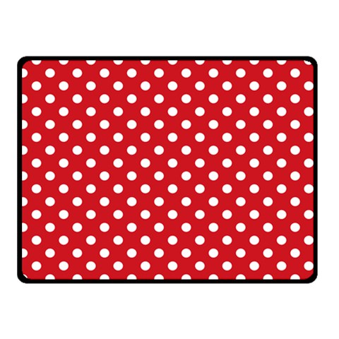 Polka Dots 45 x34  Blanket Front