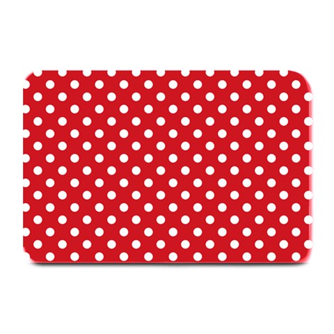 Polka Dots 18 x12  Plate Mat