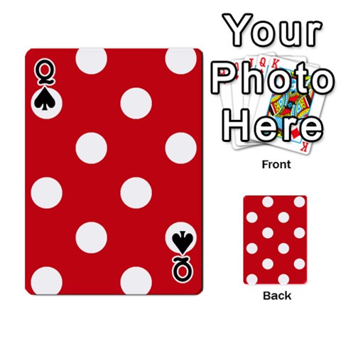 Queen Polka Dots Front - SpadeQ