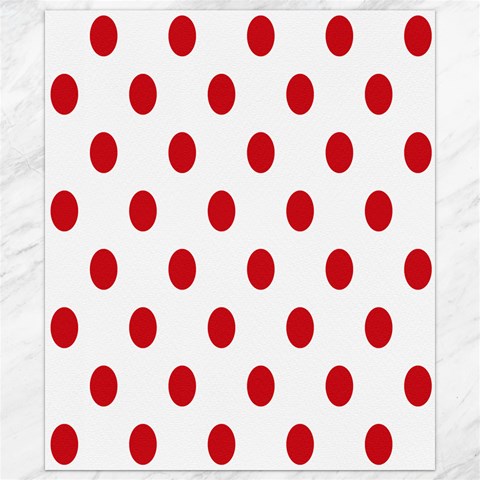 Polka Dots 8.15 x9.66  Canvas - 1