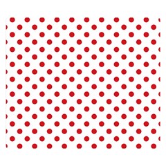 Polka Dots 50 x40  Blanket Back