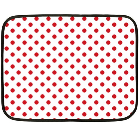 Polka Dots 35 x27  Blanket Front