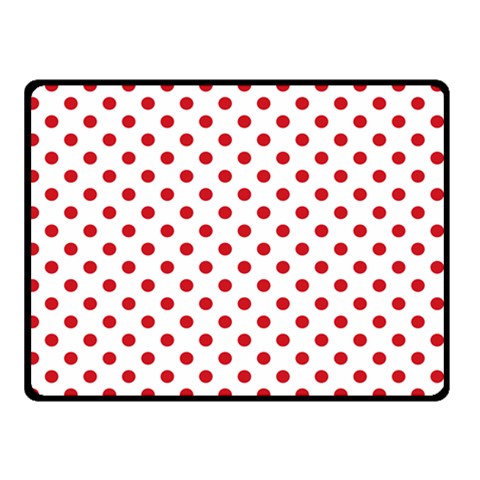 Polka Dots 45 x34  Blanket Back