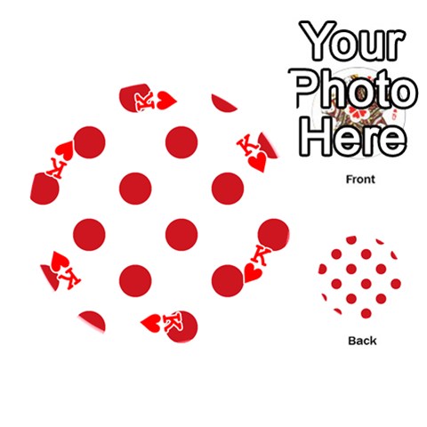 King Polka Dots Front - HeartK