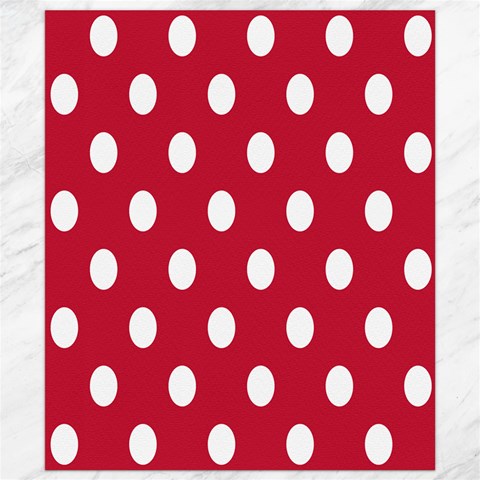 Polka Dots 8.15 x9.66  Canvas - 1