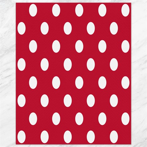 Polka Dots 10.95 x13.48  Canvas - 1
