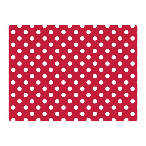 Polka Dots 35 x27  Blanket Back