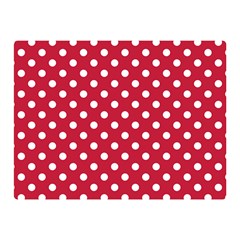 Polka Dots 35 x27  Blanket Back