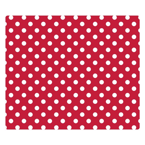 Polka Dots 50 x40  Blanket Front