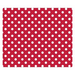 Polka Dots 50 x40  Blanket Back