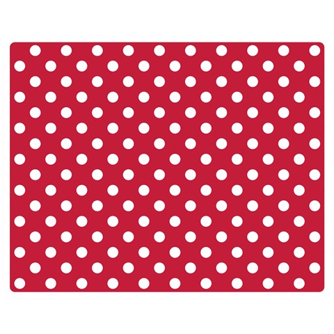Polka Dots 60 x50  Blanket Front