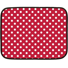 Polka Dots 35 x27  Blanket Back