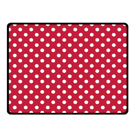 Polka Dots 45 x34  Blanket Back