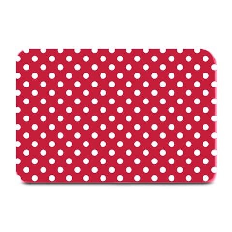 Polka Dots 18 x12  Plate Mat