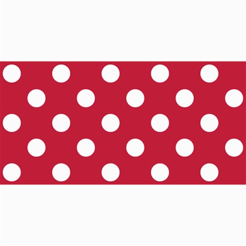 Polka Dots 8 x4  Photo Card - 2