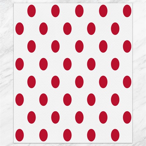 Polka Dots 8.15 x9.66  Canvas - 1