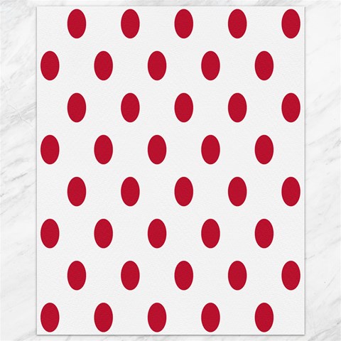 Polka Dots 10.95 x13.48  Canvas - 1