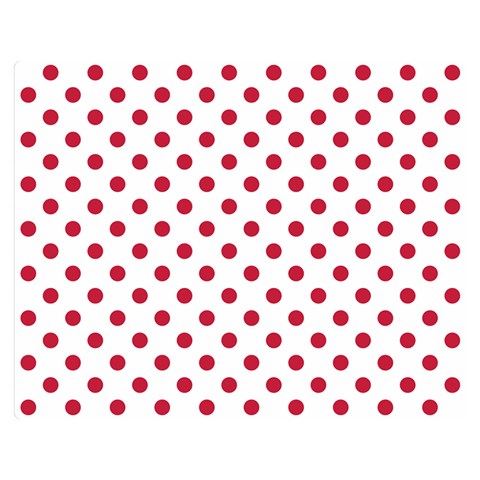 Polka Dots 60 x50  Blanket Back