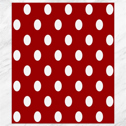 Polka Dots 8.15 x9.66  Canvas - 1