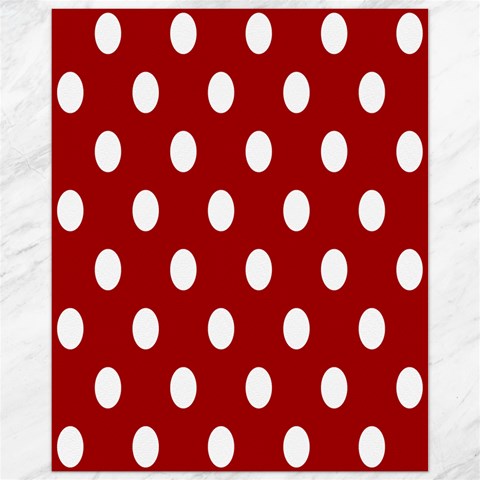 Polka Dots 10.95 x13.48  Canvas - 1