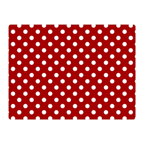 Polka Dots 35 x27  Blanket Front