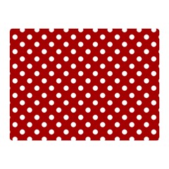 Polka Dots 35 x27  Blanket Back