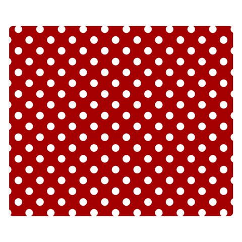 Polka Dots 50 x40  Blanket Back