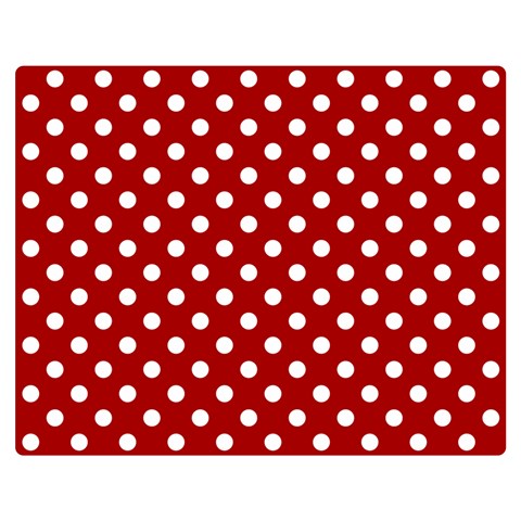 Polka Dots 60 x50  Blanket Front