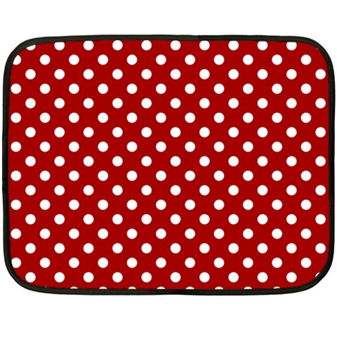 Polka Dots 35 x27  Blanket Front