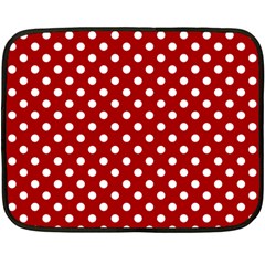 Polka Dots 35 x27  Blanket Back