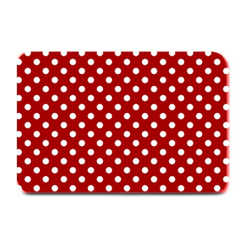 Polka Dots 18 x12  Plate Mat