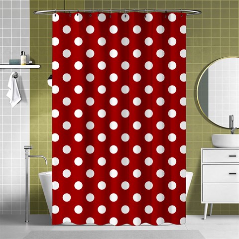 Polka Dots Curtain(48  X 72 ) - 42.18 x64.8  Curtain(48  X 72 )