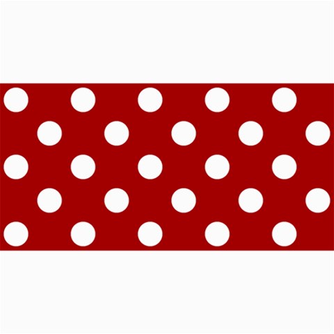 Polka Dots 8 x4  Photo Card - 1