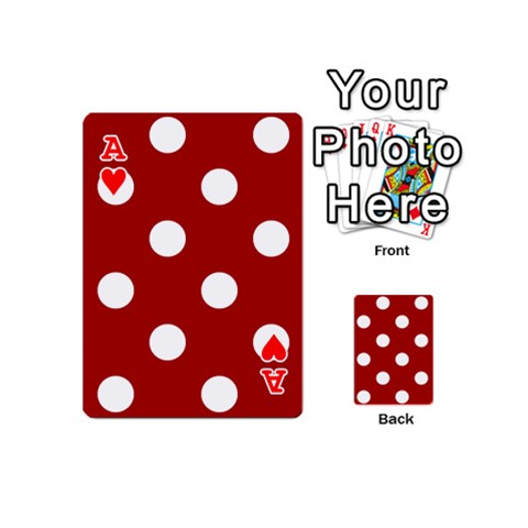 Ace Polka Dots Front - HeartA