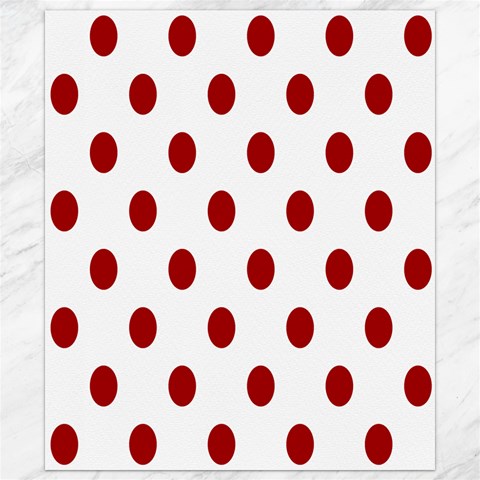 Polka Dots 8.15 x9.66  Canvas - 1