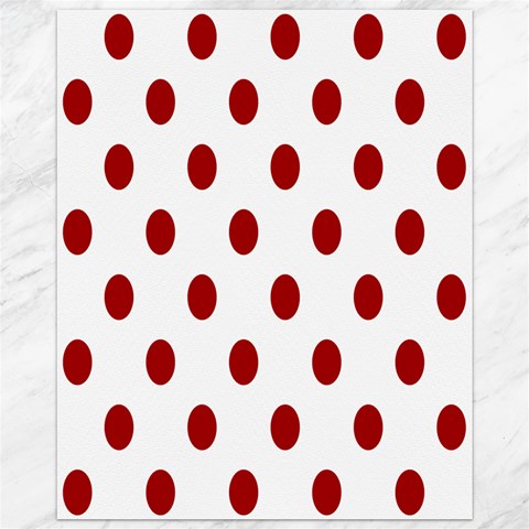 Polka Dots 10.95 x13.48  Canvas - 1