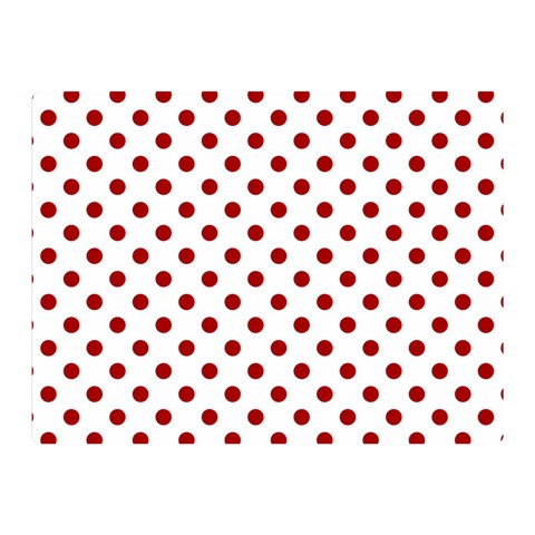 Polka Dots 35 x27  Blanket Back