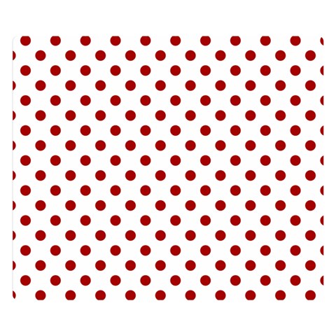 Polka Dots 50 x40  Blanket Front
