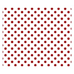Polka Dots 50 x40  Blanket Back