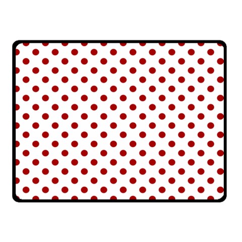 Polka Dots 45 x34  Blanket Back