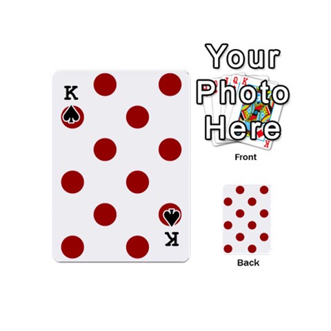 King Polka Dots Front - SpadeK